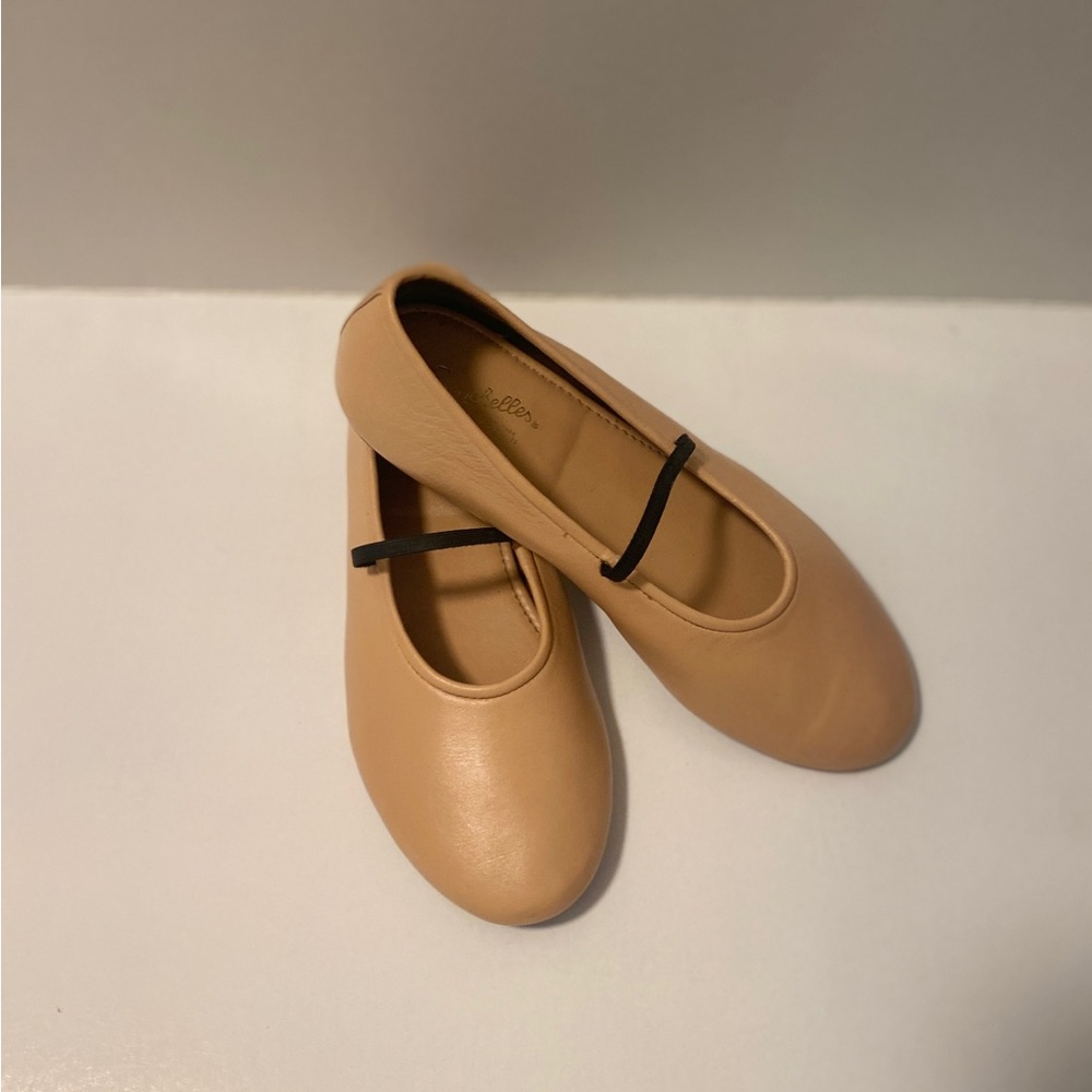 Tan Women Ballet Flats Leather Peach/Beige New Size 7.5 - Picture 3 of 10